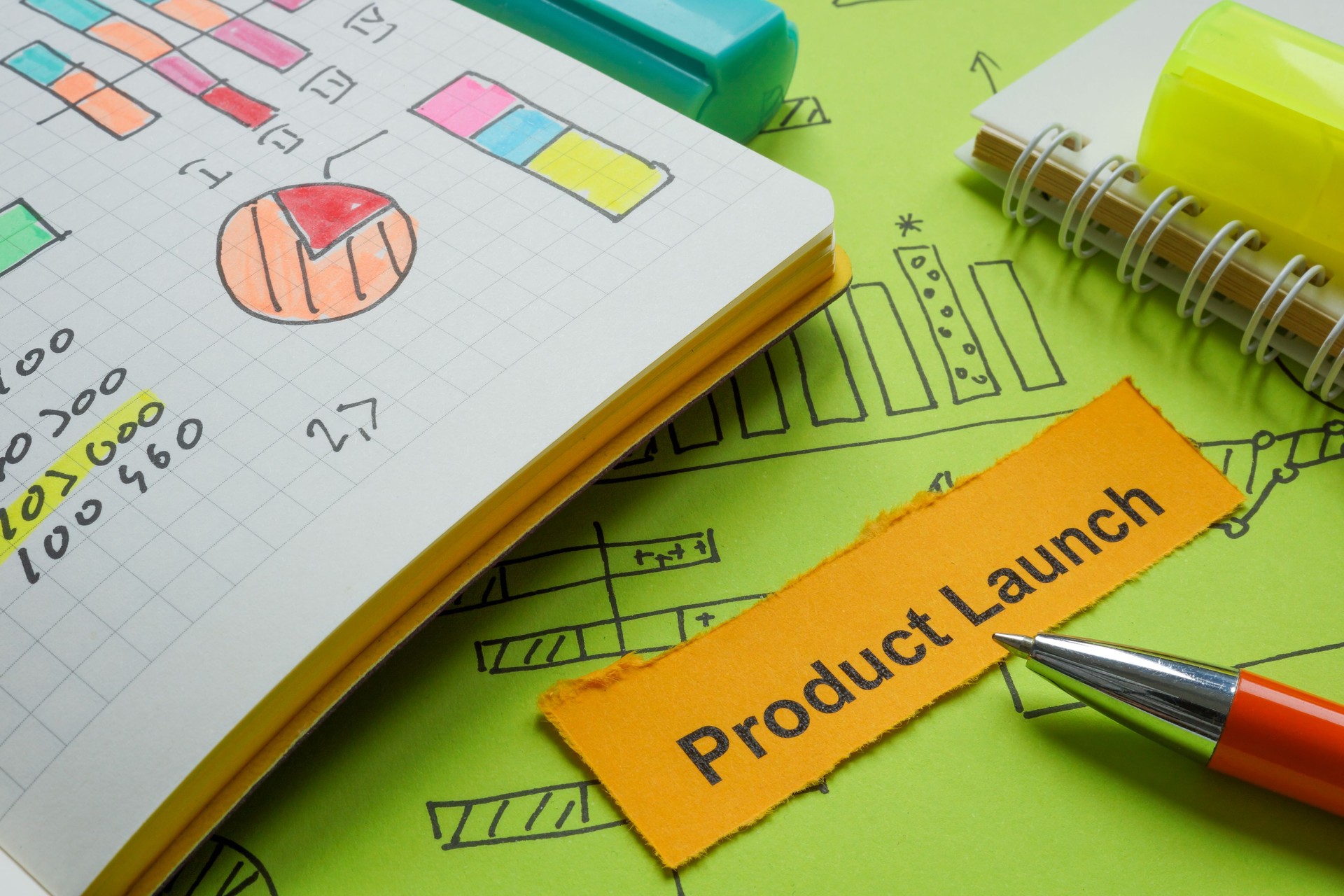 Notes about product launch. Business preparation and market entry.